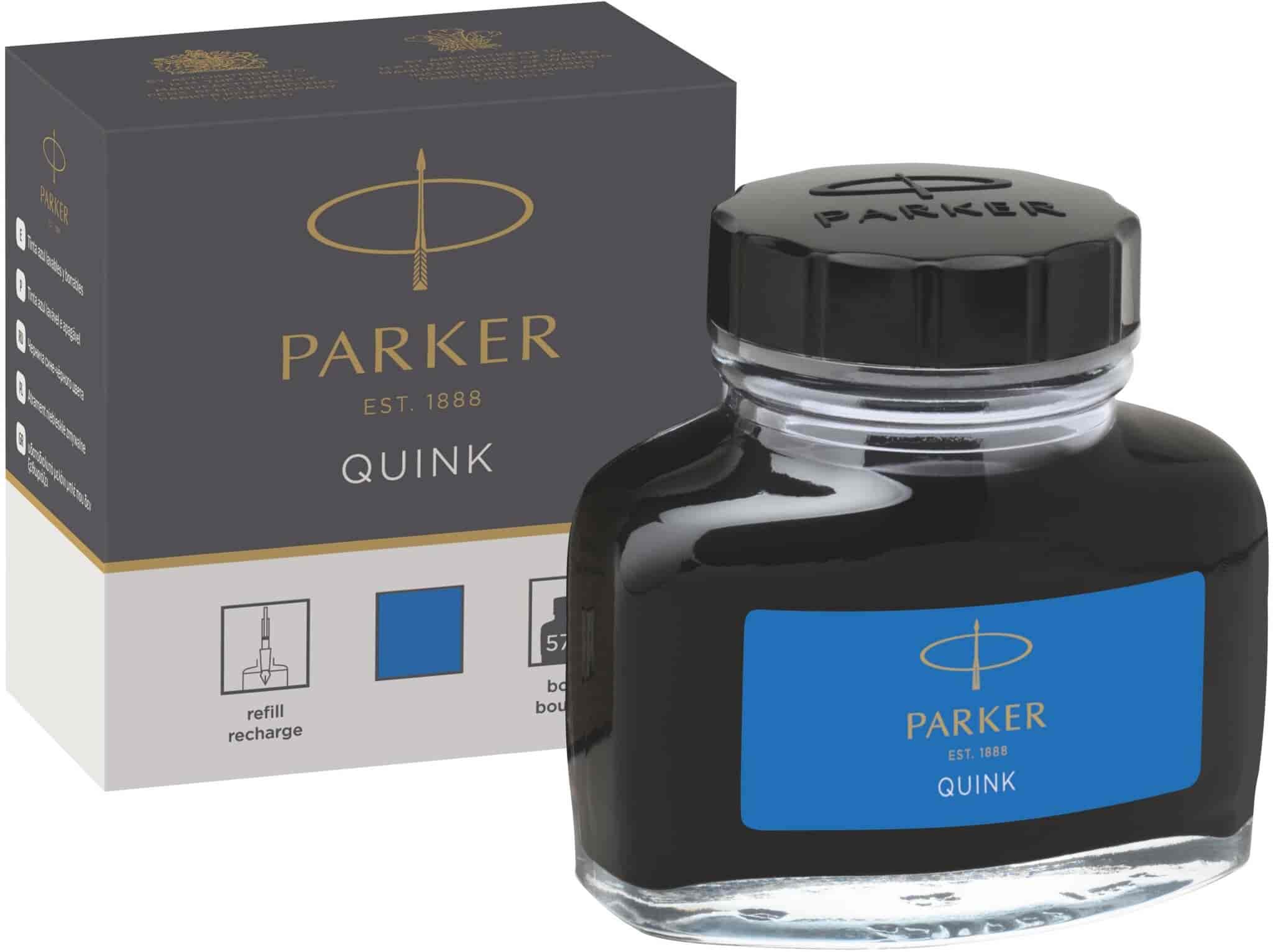 PARKER Quink Bottle Dabbi Packaging (Blue, 30 ml)