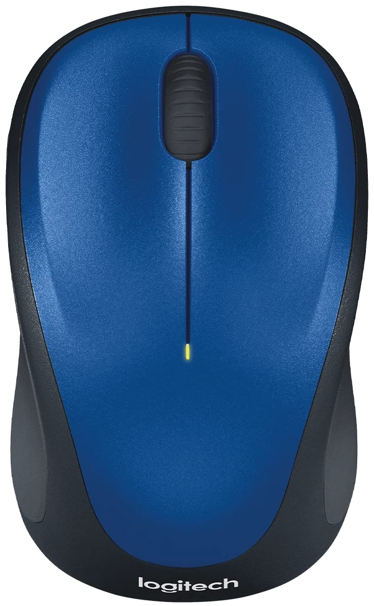 Logitech M235 Wireless Computer Mouse (Steel Blue)