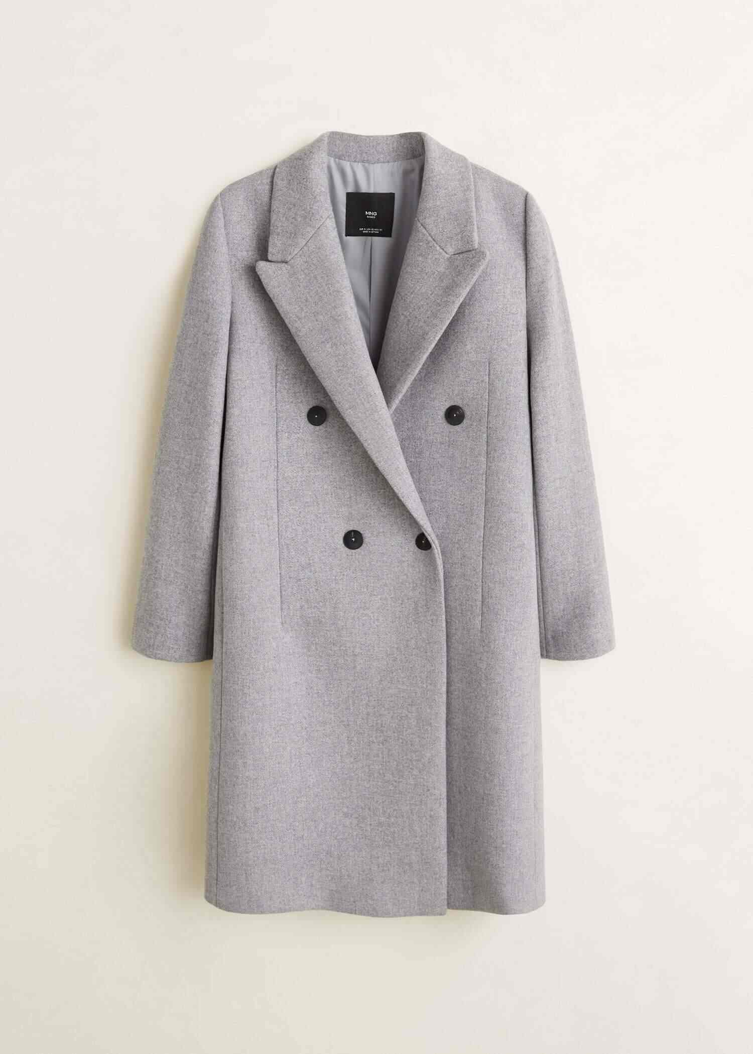 mango grey coat