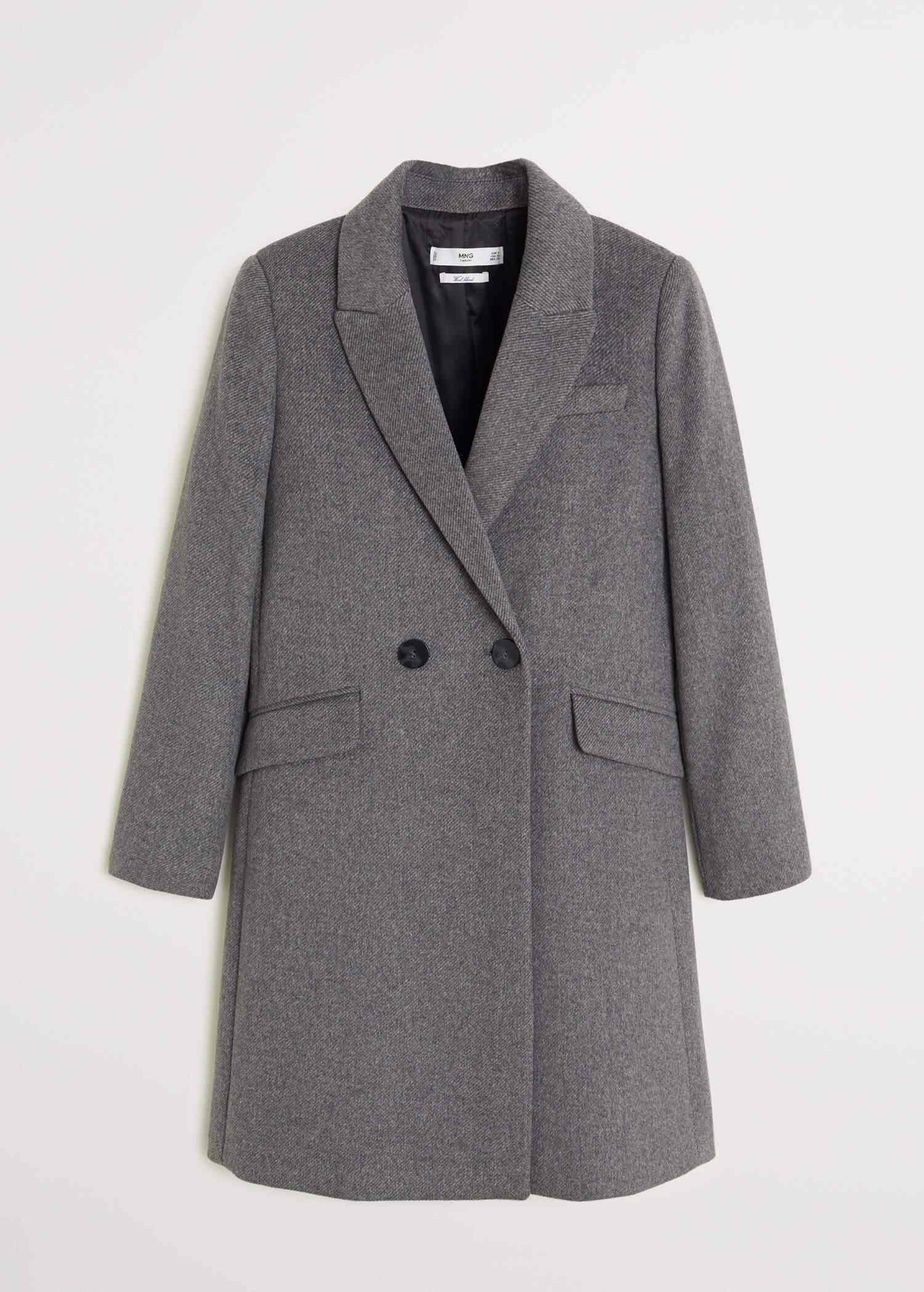 mango grey coat