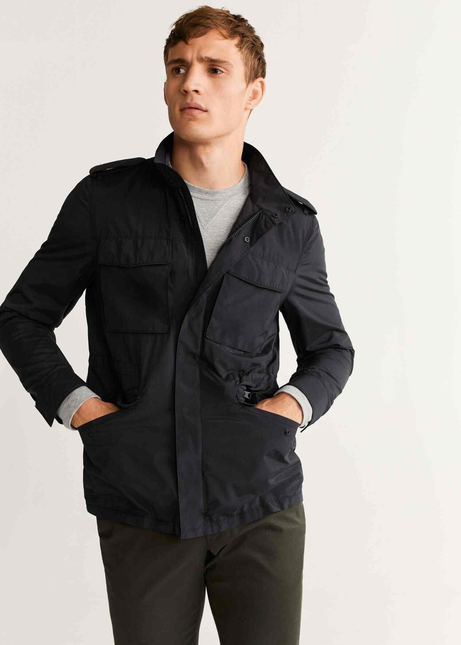 Mango Faux Leather Jacket (87010508-Vinci-Lm) in Mumbai at best ...