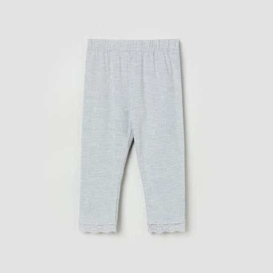 MAX 3/4Th Leggings with Elasticated Waistband (Grey, 1000008421622)