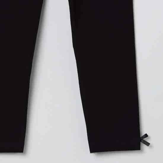 MAX Solid Full-Length Leggings with Elasticated Waistband (Black, 1000009026789)