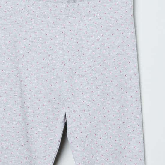 MAX Printed Elasticated 3/4Th Legging (Grey, 1000009026734)