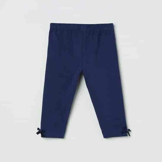 MAX Solid Elasticated Full-Length Legging (Blue, 1000009697981)