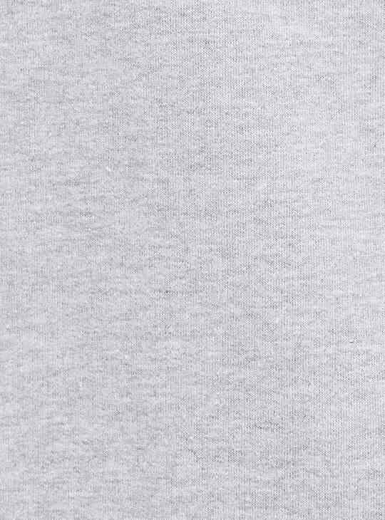 MAX Typographic Print Zip-Front Hoodie for Womens (Grey, 1000009311342)