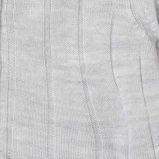 MAX Solid Full Sleeves Hooded Boys Sweater (Grey, 1000009218262)