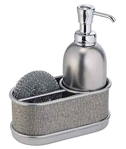 Buy Mdesign Kitchen Sink Soap Dispenser Pump And Sponge Caddy