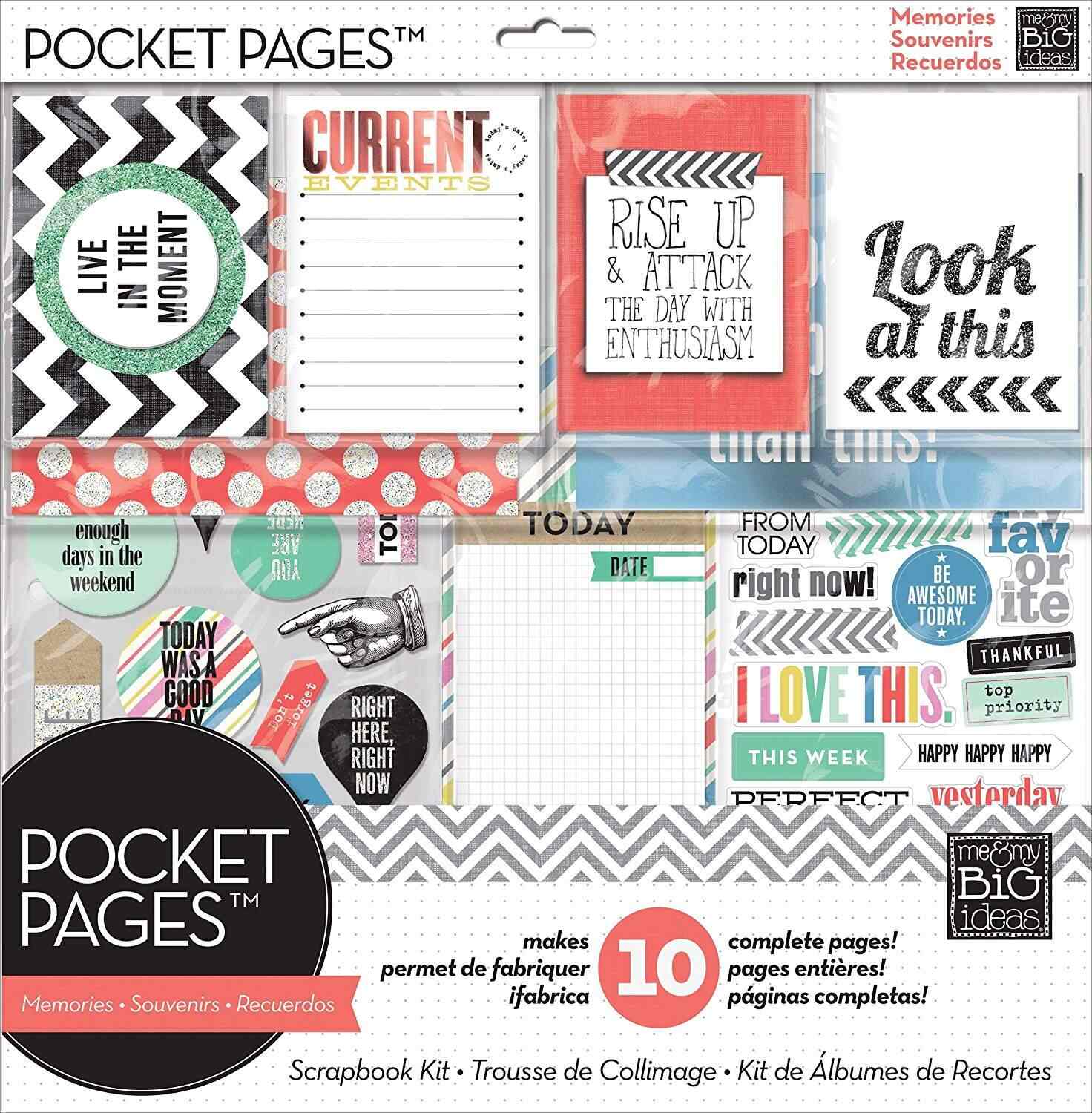 Buy Me Amp My Big Ideas Srk 704 Pocket Pages Scrapbook Page Kit 12 By 12 Inch Today Live In The Moment Features Price Reviews Online In India Justdial