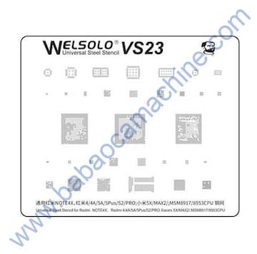 Pack Of 27 Universal BGA Reball Reballing Rework Net Stencil Directly
