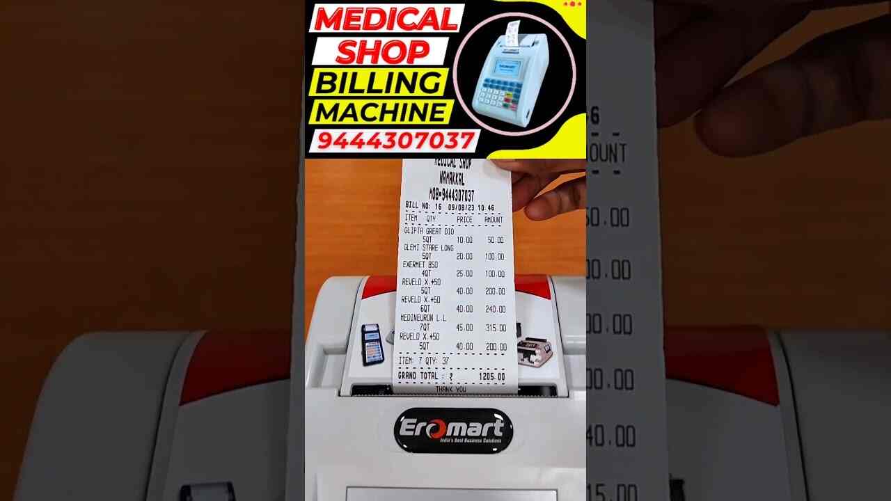 Billing Machine Medical - Bill Machine Medical Price Starting From