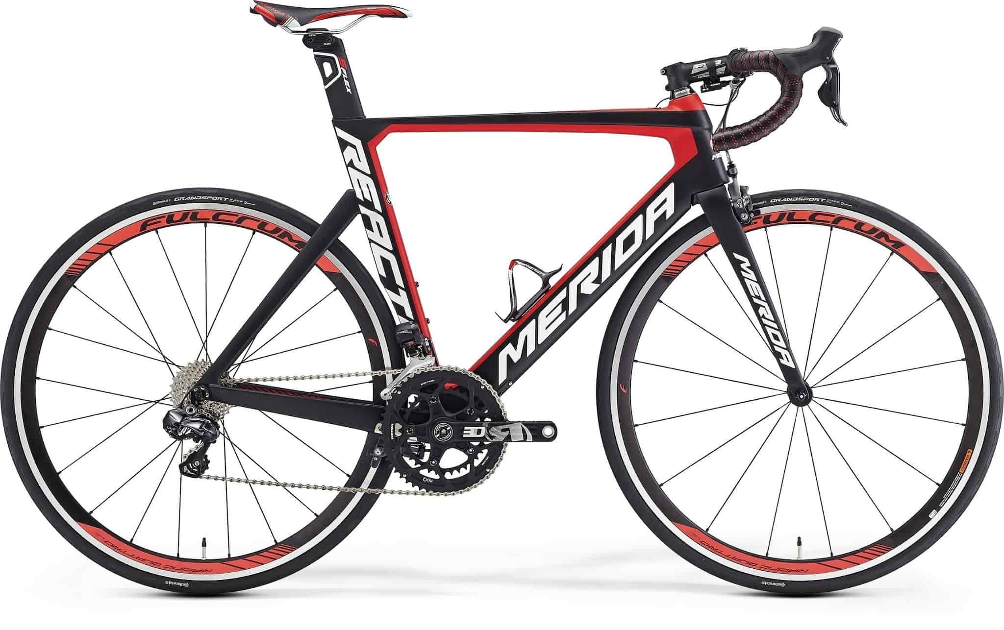 Merida Reacto 7000 E Black Red Pedal Cycle Get Best Price from