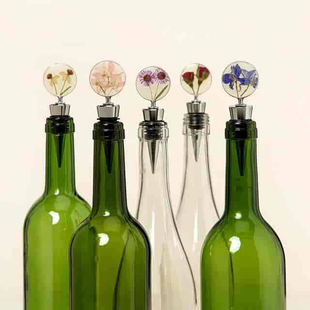 thumbnail image 2 of White Geode Bottle Stopper By Twine Living® (7925 2 of 9