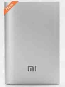 MI 10000 mAh Aluminum housing with an integrated battery Power Bank (Silver)
