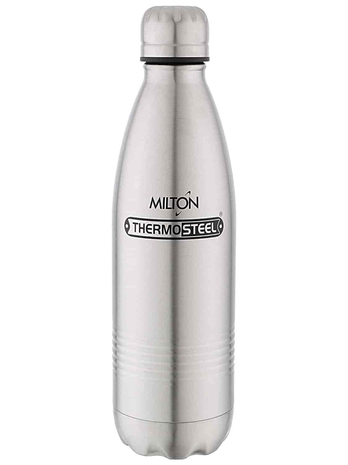 MILTON Thermosteel Duo Deluxe 750 Stainless Steel Water Bottle - Silver (700 ml)