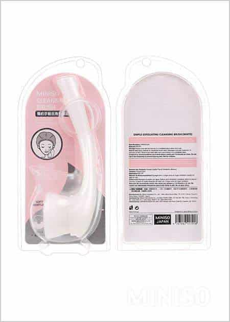 MINISO Simple Exfoliating Cleansing Brush (White)
