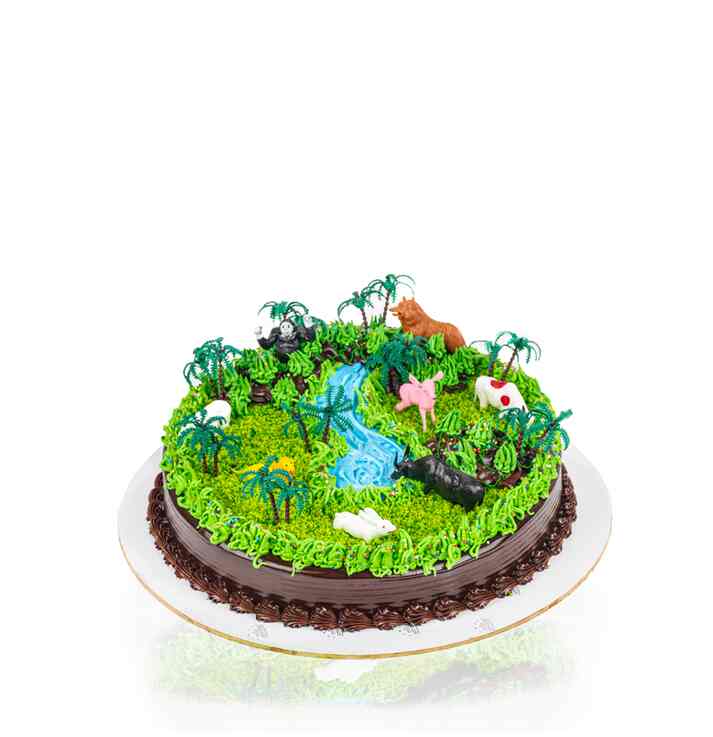 Mio Amore Roaring Rainforest Cake - 1.5 kg (Pineapple)