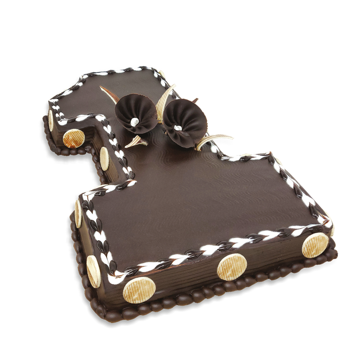 Mio Amore Number Magic Cake - 1 kg (Black Forest)