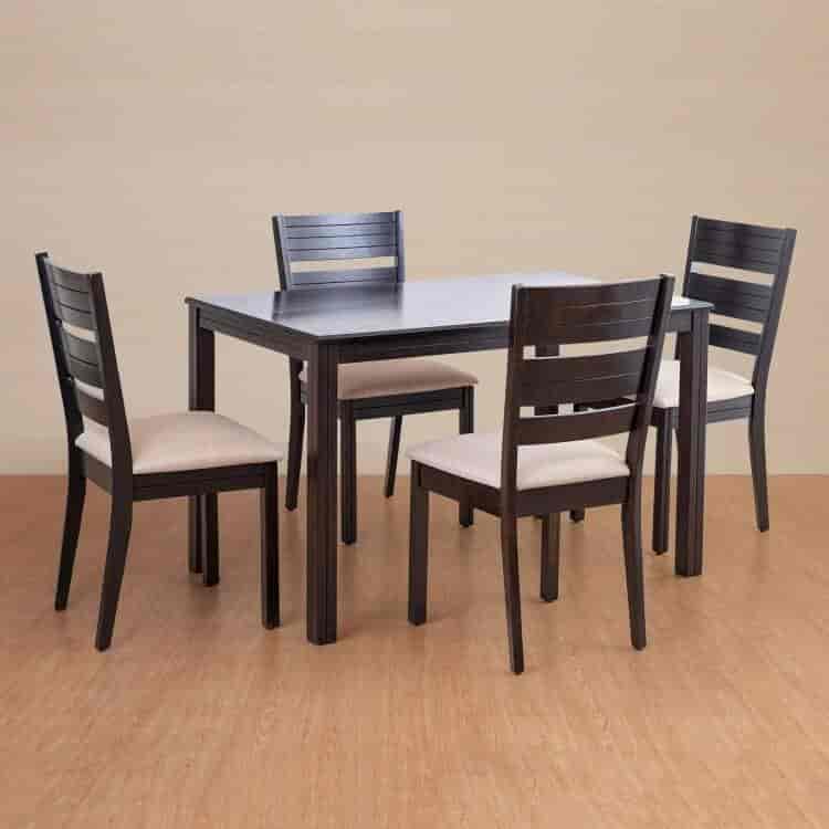 Home Centre Montoya 4-Seater Dining Table Set with Chairs