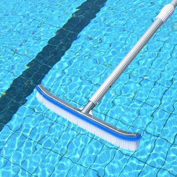 POOLAZA Pool Brush, Aluminum Handle Structure Pool Brushes