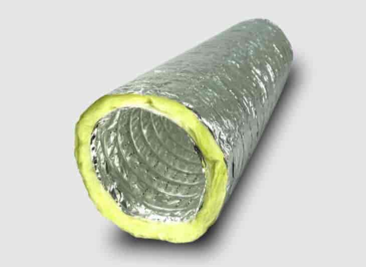 thumbnail image 2 of 10m Aluminium Insulated Flexible Ducting Hose - Acoustic Air Pipe By Prostko Ltd 2 of 5