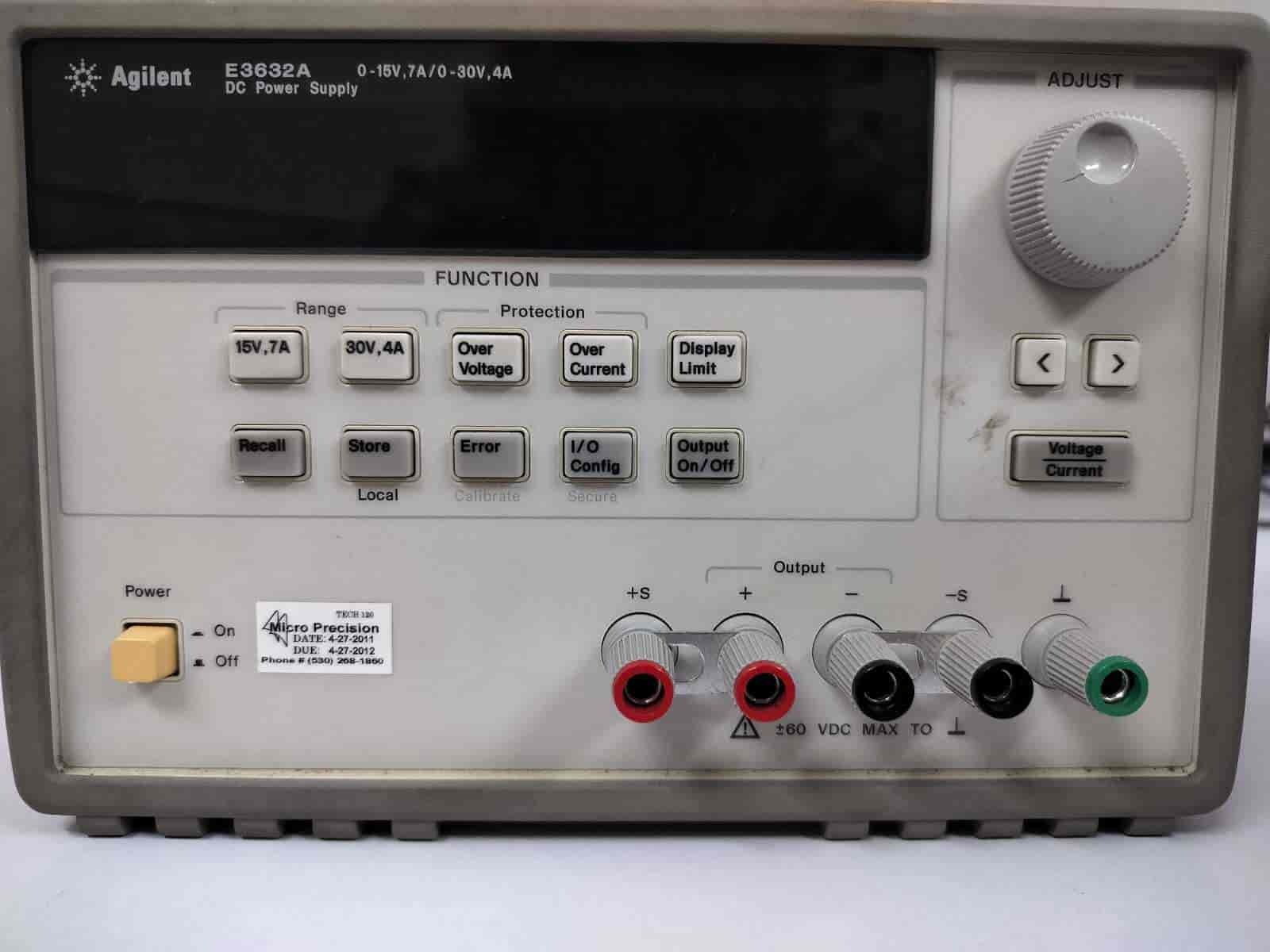 NBC] Agilent E3632A 直流安定化電源 0-15V, 7A / 0-30V,4A DC Power