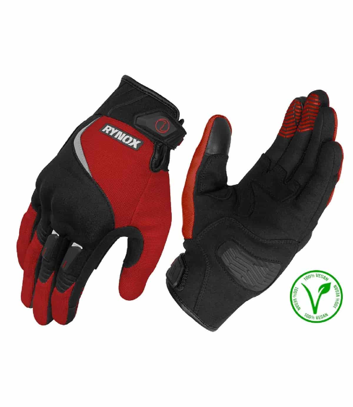 RYNOX HELIUM GT GLOVES BLACK RED (L)