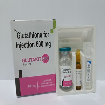 saluta glutathione 1800mg reviews 600 10ml Vial in Chandrapur Size:3 bottles Glutathione & Kojic Acid Tissue
