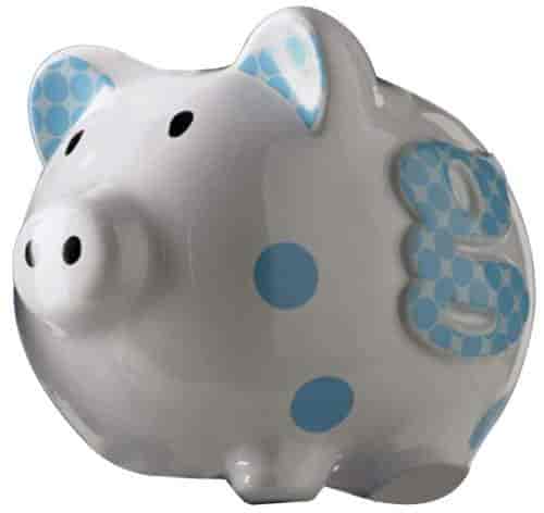 Buy Mud Pie Initial Baby Boy Blue Initial Ceramic Polka Dot Piggy Bank Letter G Discontinued By Manufacturer Features Price Reviews Online In India Justdial