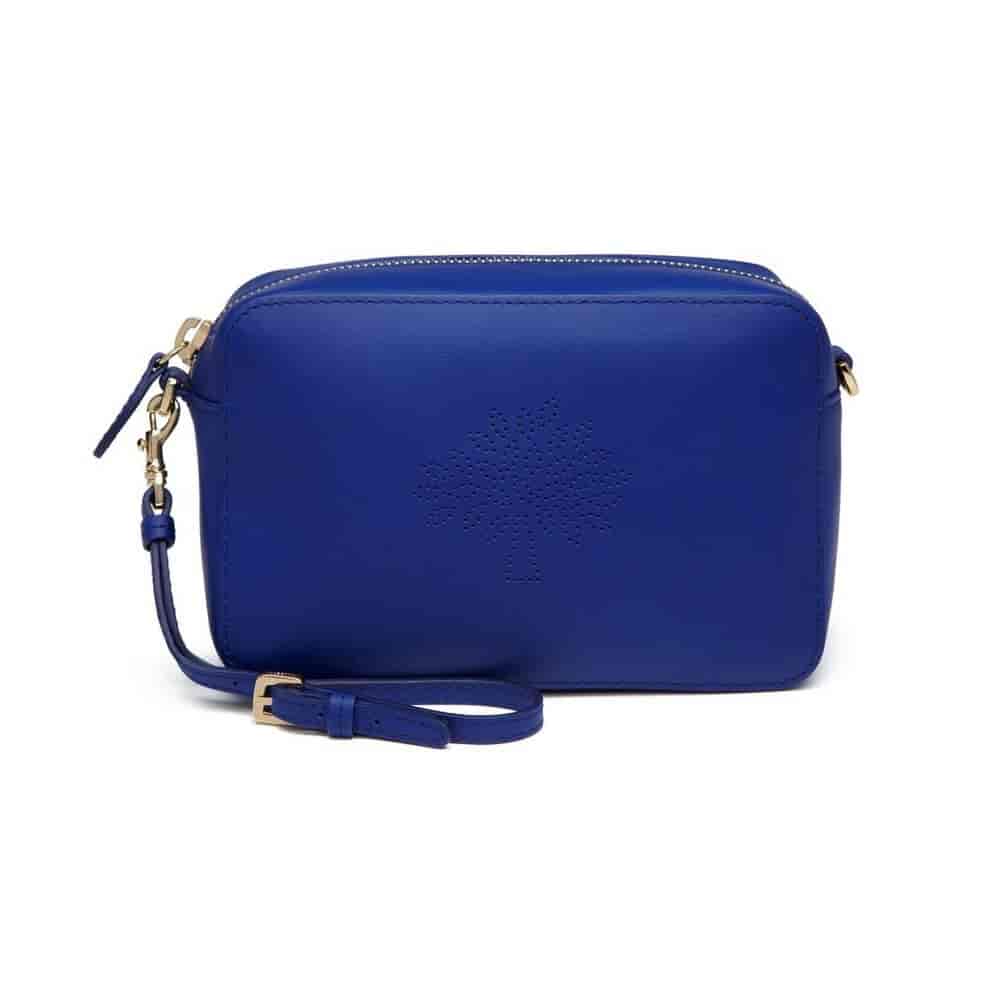 neon blue purse