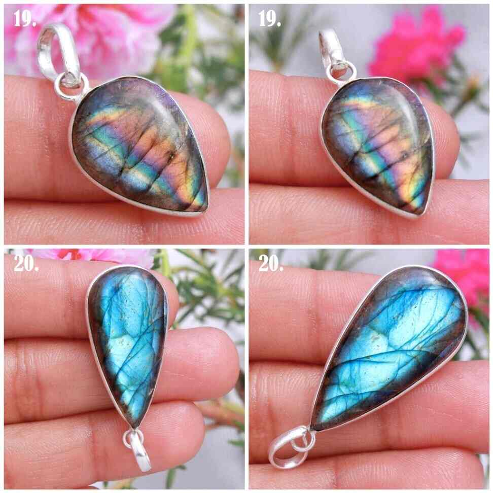 225Cts  Natural Labradorite Blue Fire Mix Shape Cabochon Loose Gemstone Lot 17x17-26x19 mm 14Pcs