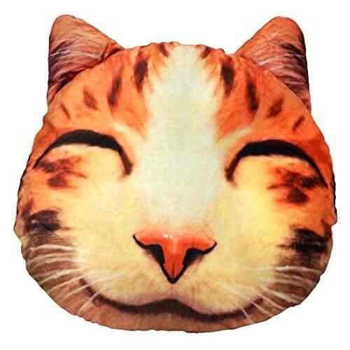 Buy New Premium Decorative 3d Effect Big Size Cat Face Head Shape