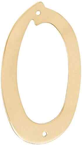 National Hardware N211-581 V1901 House Number in Solid Brass