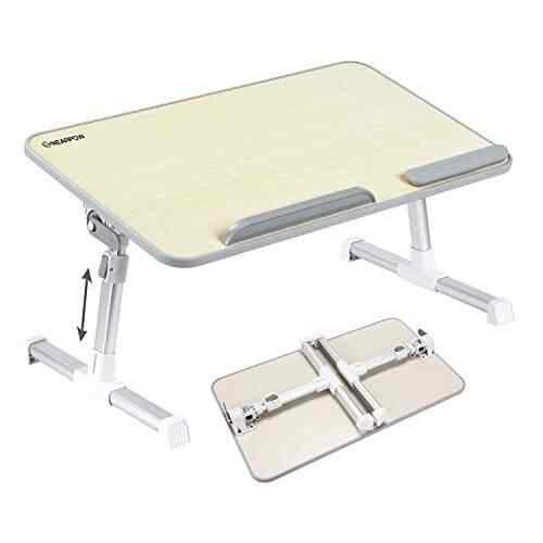 Nearpow Laptop Bed Tray Table Adjustable Laptop Stand Portable
