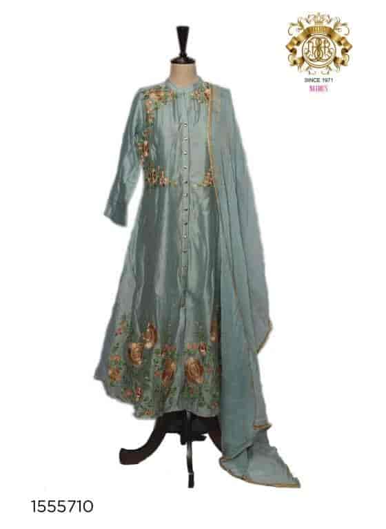Neeru's Womens Sea Suit-Anarkali (Green)
