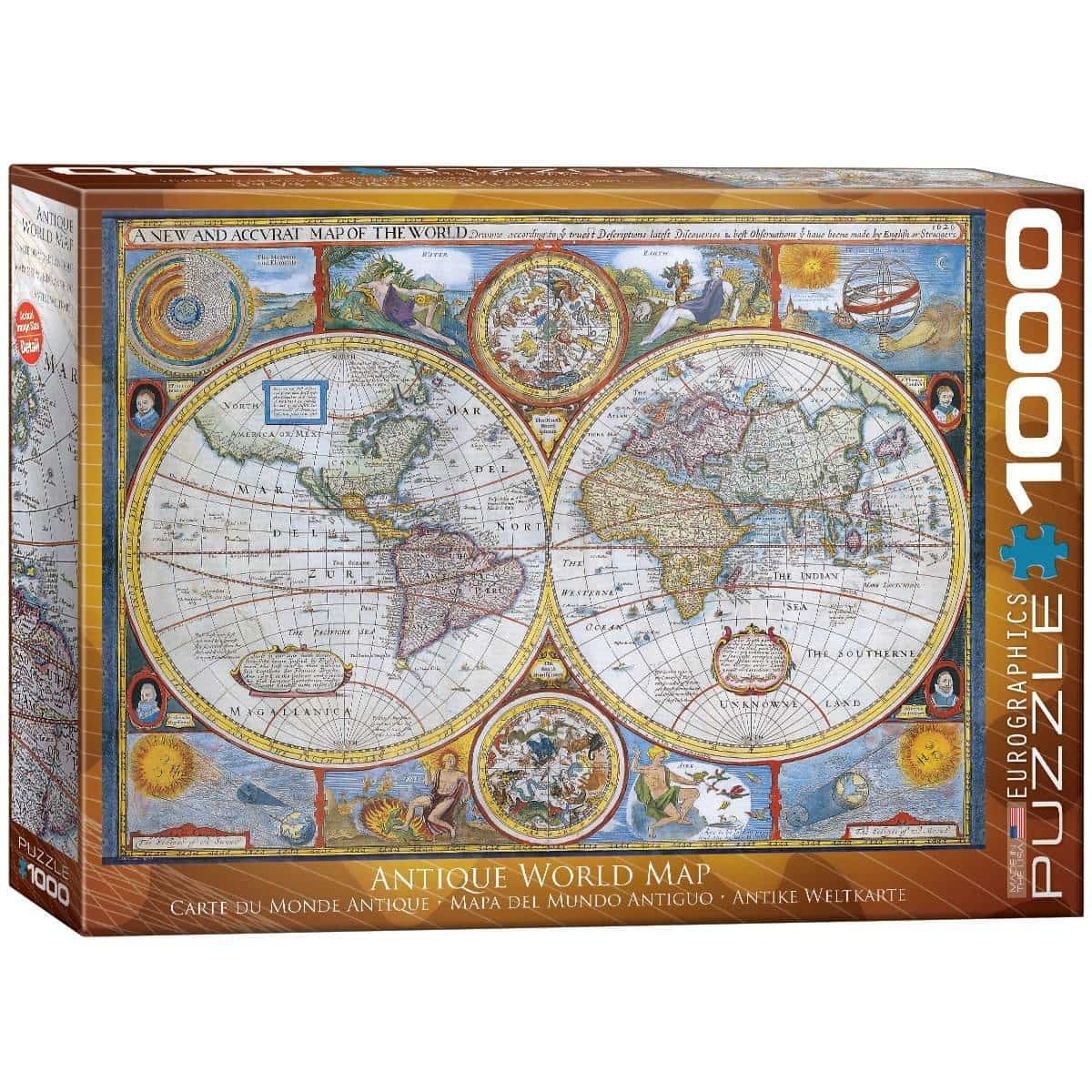 Buy Eurographics New And Accurate Map Of The World 1000 Piece