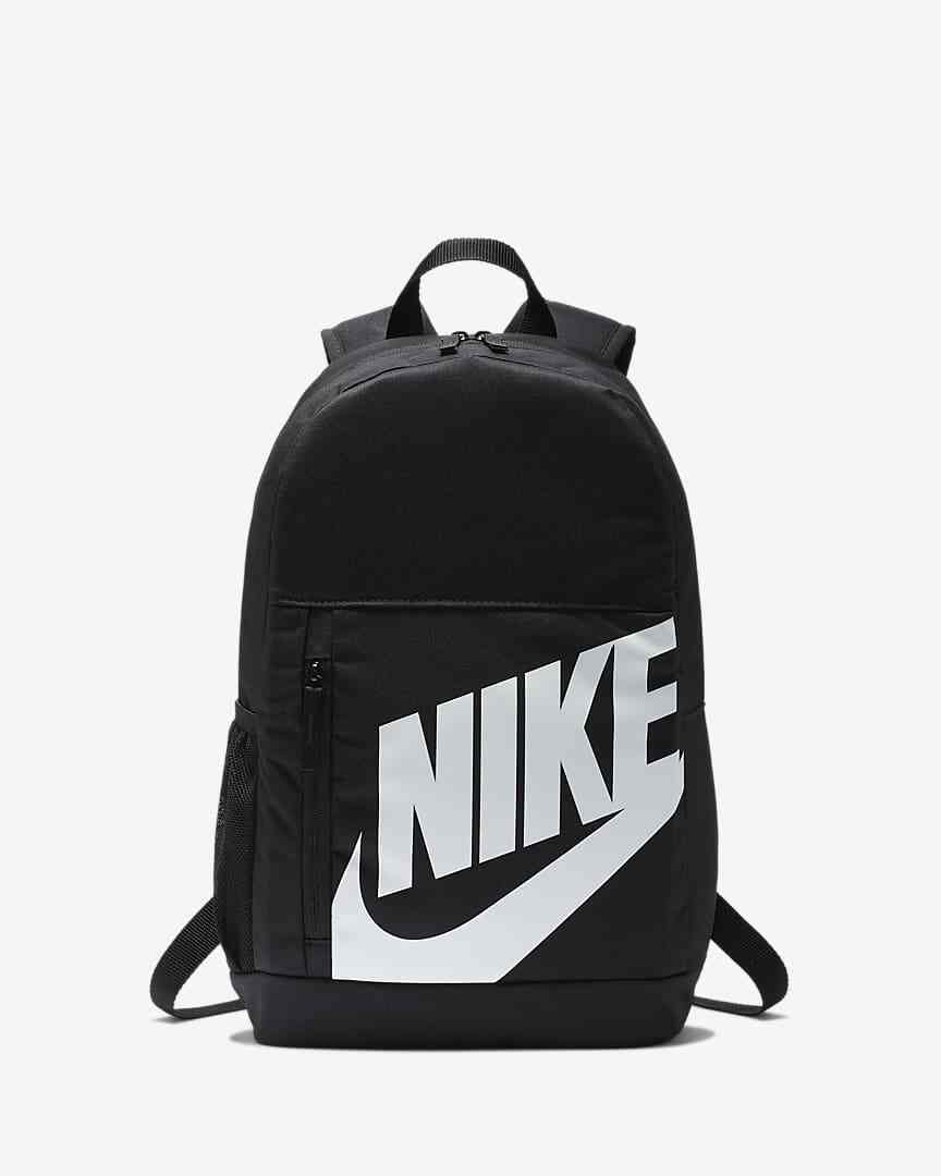 nike black leather bag