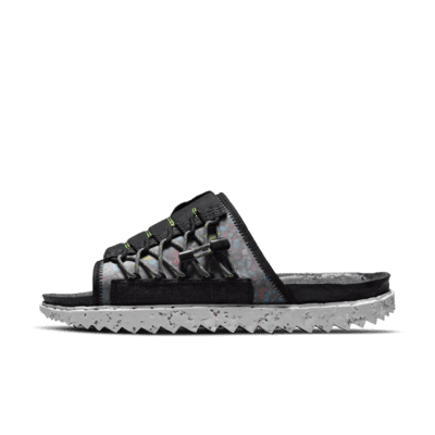 Nike grey sliders hot sale