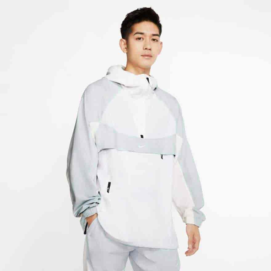 Nike Nylon XL White Sports Jacket Price Starting From Rs 4,605
