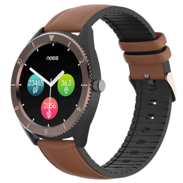 NoiseFit Endure Smartwatch Vintage Brown Price Starting From Rs