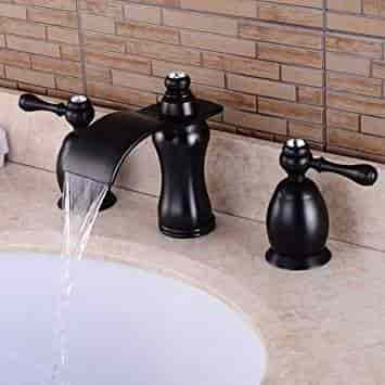 Oil Rubbed Bronze Wovier Oil Rubbed Bronze Waterfall Bathroom Sink