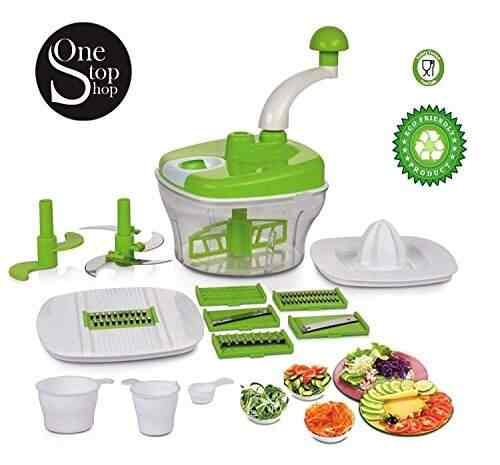 Buy One Stop Shop Manual Food Processor Chopper Blender Atta