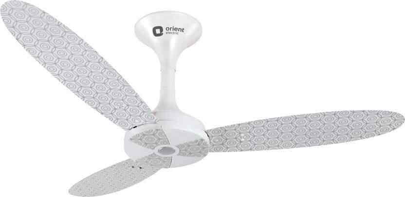 Buy Orient Electric Cyril 3 Blade Ceiling Fan Pearl White And