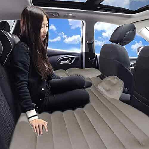 Car Rear Seat Mattress Air Bed Inflatable Bed Air Mattress with Pump