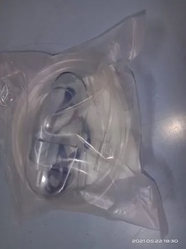 Oxygen Face Mask For Kids - Adjustable Strap With 6.6ft Tube (3 Pack, Size Small)