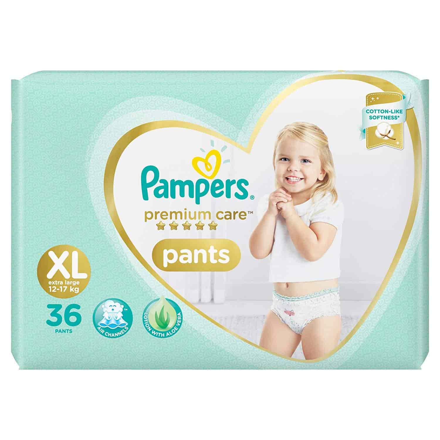 Pampers Premium Care Pants Diapers 36 Count (XL)