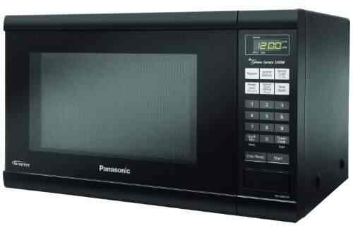 Panasonic Nn Sn651baz Black 1 2 Cu Ft Countertop Microwave Oven With Inverter Technology