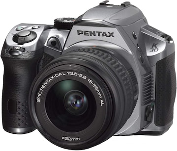 Pentax K30 Kit W DA 18-55WR Crystal Silver Dslr - Pentax K30 Kit W  
