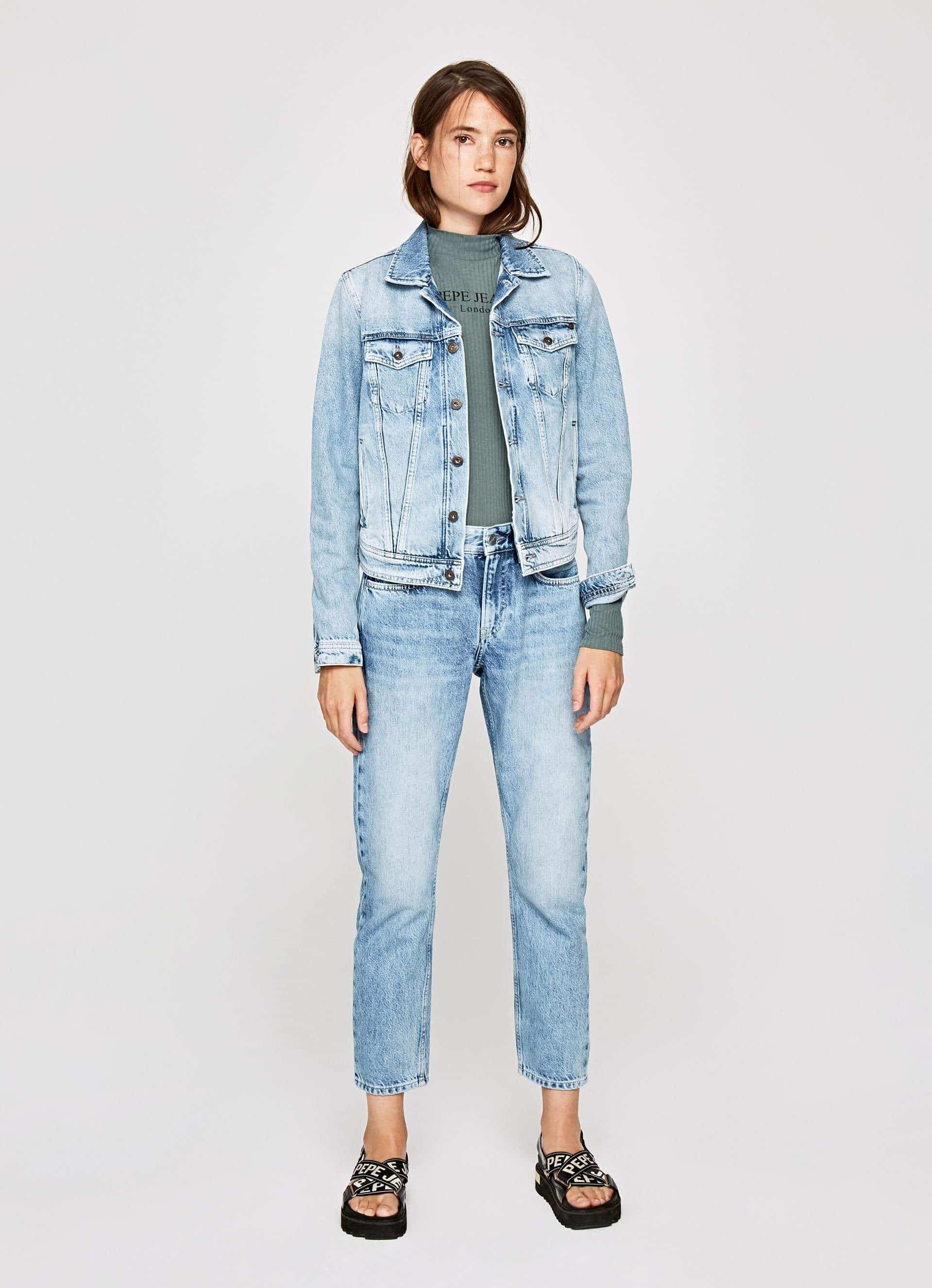 Pepe Jeans Soho Skinny Fit Mid Waist Jeans (Denim)