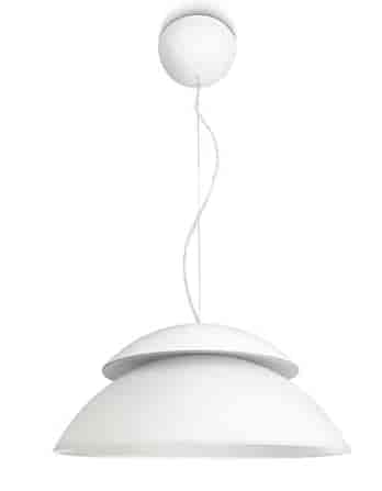 PHILIPS 7120031PH Metal Glass Hue Suspension Light (White)